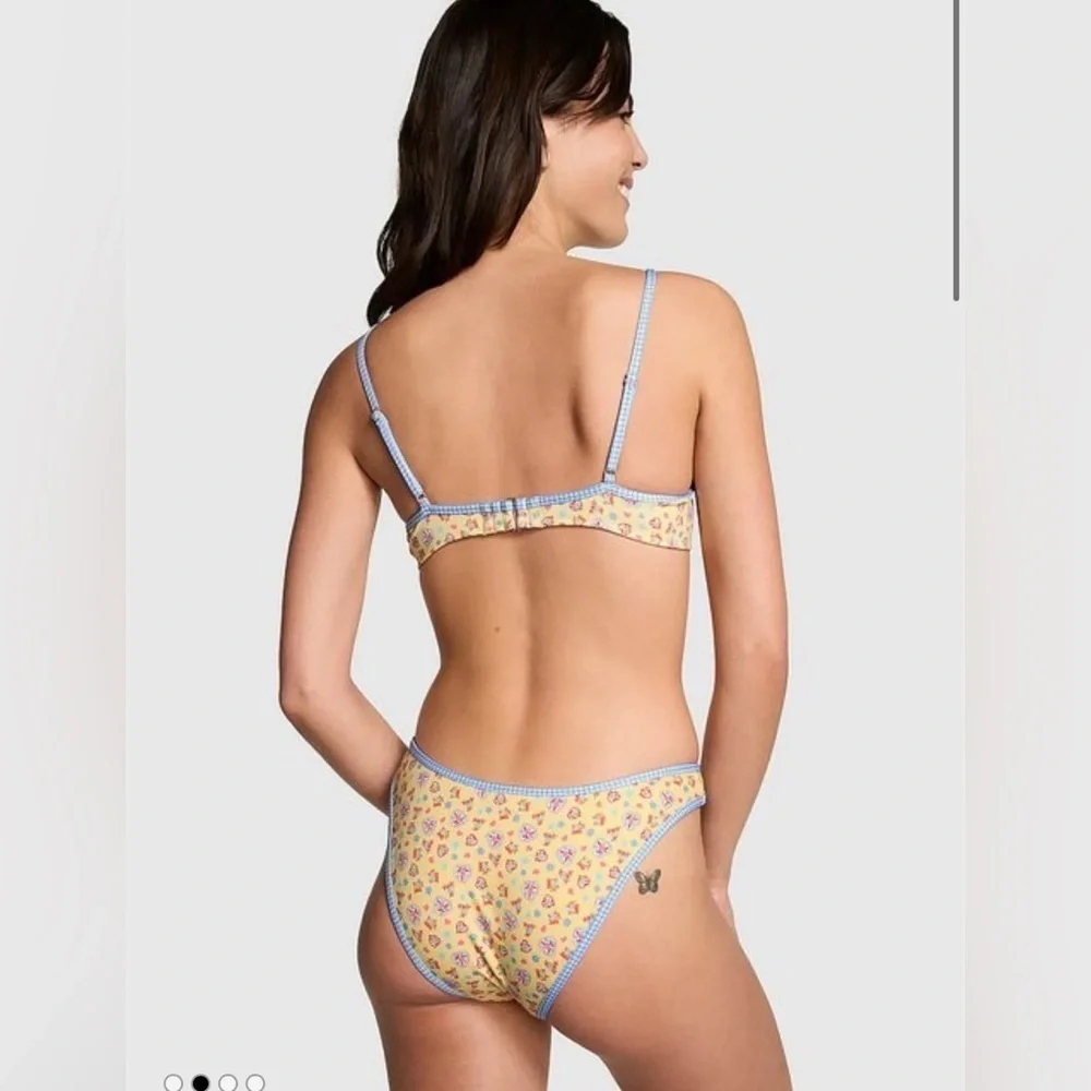 New! Pink by Victorias Secret Golden Hour Bikini Bottom 31489